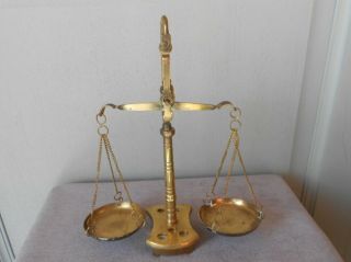 Vintage French Brass & Bronze Petite SCALE 3