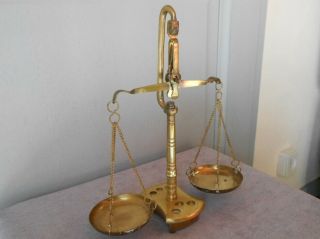 Vintage French Brass & Bronze Petite SCALE 4