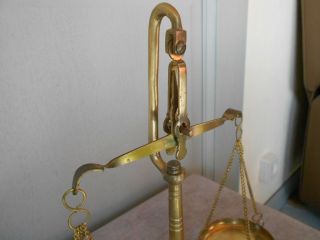 Vintage French Brass & Bronze Petite SCALE 8