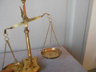 Vintage French Brass & Bronze Petite SCALE 9