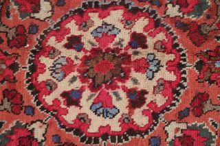 Traditional Oriental Area Rug Wool Hand - Knotted Floral Carpet 10 x 12 4