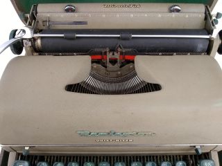 Antique Remington Quiet - Riter Type Writer With Case Miracle Tab 4