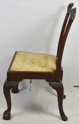 GEORGIAN FURNISHING Co Chippendale Style Mahogany Dining Chair Claw and Ball 2