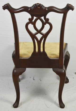 GEORGIAN FURNISHING Co Chippendale Style Mahogany Dining Chair Claw and Ball 3