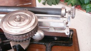 Antique Peoples Typewriter Circa 1891 Garvin Machine Co York 7
