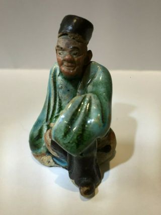 RARE Ming dynasty Chinese Antique Shekwan miniature figure Bonsai 3