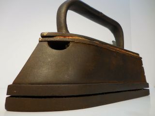 ANTIQUE / VINTAGE SUNSHINE JASPER GAS SAD IRON PATENT APPLIED FOR,  OLD TOOL 11