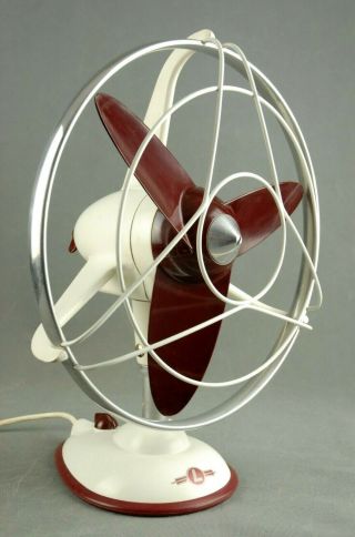 Mid Century Libelle Type Vw 300 Desk / Wall Fan Streamline Atomic Age 1950s 60s