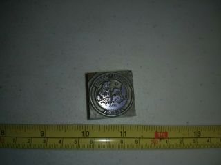 Vintage Letterpress Printing Block Yavapai County Arizona Seal 2