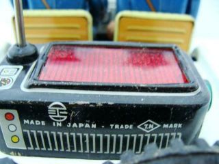 Nomura TN Police Patrol Jeep Battery Operated Tin Toy car boxed near 10