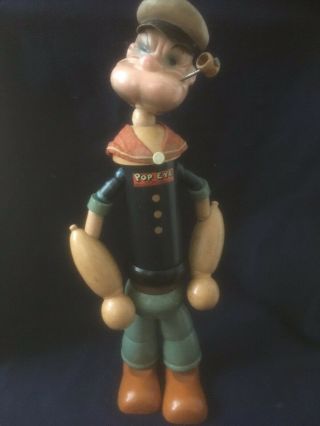 Popeye Ideal Wood/composition Jointed Doll