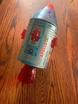 APOLLO - Z Moon Traveler Space Pod Vehicle - 1960 ' s vintage rare Japanese TOY 7