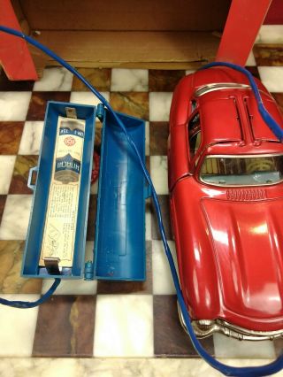 Vintage 1960 ' s Bandai Japan Battery Op.  Mercedes Benz 300 SL Coupe NM W/ BOX 9