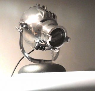 VINTAGE STRAND THEATRE SPOT LIGHT DESK LAMP 50s EAMES FILM RETRO ALESSI SILVER 5