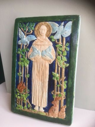 Compton pottery St Francis of Assisi 3