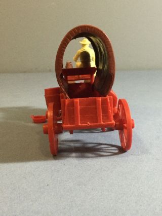 MARX WAGON TRAIN / Vintage Toy Rust Red Cover. 5