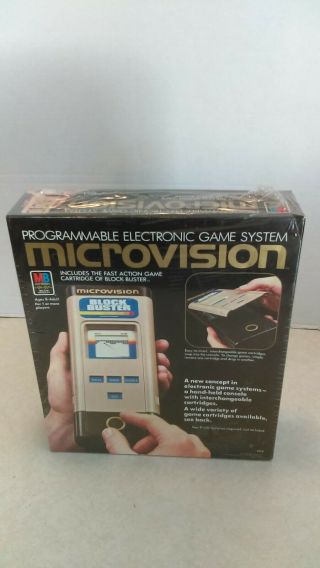 Vintage 1979 Milton Bradley Microvision Hand Held Electronic Game Factory