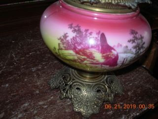 Vintage Gone With The Wind Lamp 3