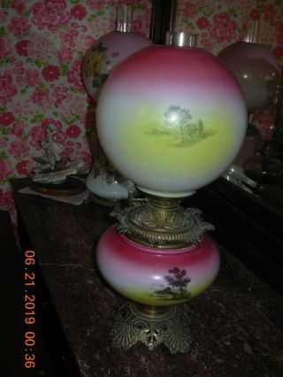 Vintage Gone With The Wind Lamp 4