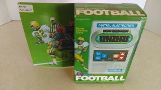 Vintage 1978 Mattel Football Electronic Game Hand - Held Game Mib