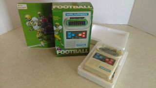 Vintage 1978 Mattel Football Electronic Game Hand - Held Game MIB 7