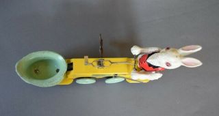 1930s Lionel 1104 Peter Rabbit Chick Mobile Clockwork Windup Toy w/ Rare Wheels 10