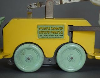 1930s Lionel 1104 Peter Rabbit Chick Mobile Clockwork Windup Toy w/ Rare Wheels 5