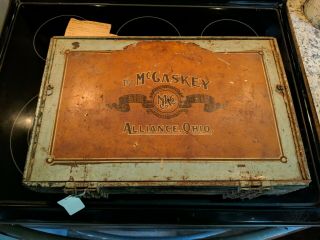 Antique The Mccaskey Register Company Receipt Recorder Cash Register Accounting