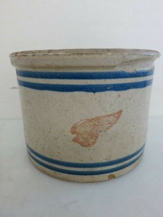 Vintage Redwing Stoneware/earthenware Pottery Crock