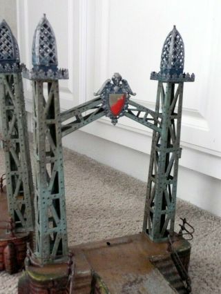 Antique Marklin Tin Bridge Parts for Restoration,  1900s,  O Gauge Model Railroad 10