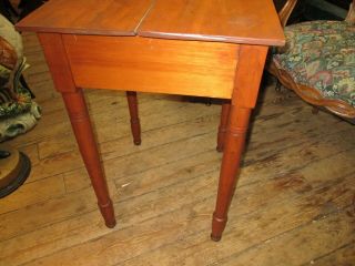 Antique Pine Sheraton One Drawer Stand 7