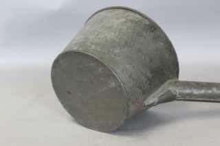 A RARE 19TH C ENFIELD CT SHAKER TIN MEASURE - DIPPER IN THE BEST SURFACE 8