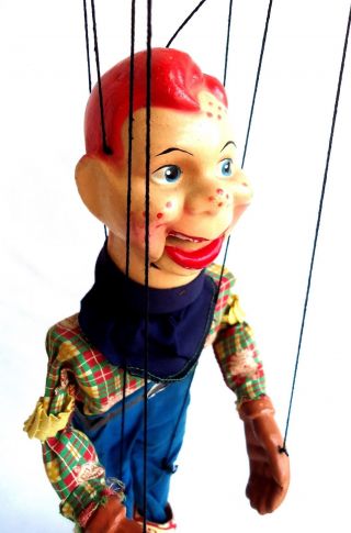 Vintage 1950’s Howdy Doody Marionette Puppet - Peter Puppet Playthings 5
