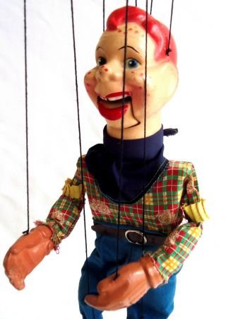 Vintage 1950’s Howdy Doody Marionette Puppet - Peter Puppet Playthings 6