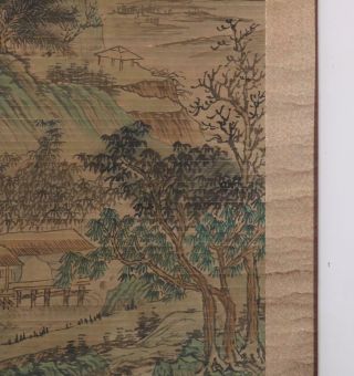 Qing Dynasty Wang Hui Signed Old Chinese Hand Painted Calligraphy Scroll 11