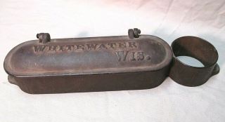 Antique Whitewater Wisconsin Tractor Implement Cast Iron Tool Box Ihc John Deere
