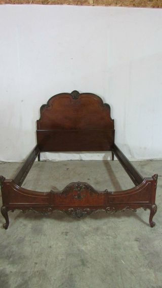 Antique French Walnut Bed Full Size
