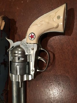 Vintage Hubley Cowboy Cap Gun And Unfired MIB - Boxed - Large Gun 2