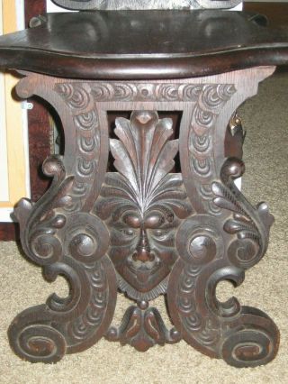 Antique Black Forest Carved Chair 2