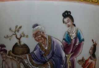 Guangxu Signed Antique Chinese Famille Rose Porcelain Brush Pot 5