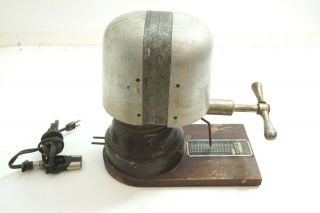 ANTIQUE 1920 ' S GARVE ELECTRIC HAT STRETCHER INDUSTRIAL MOLD HEAT 12