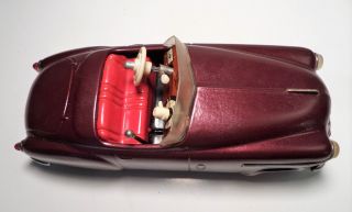 Schuco Maroon Combinato 4003 Roadster US Zone Germany 8 1/2 