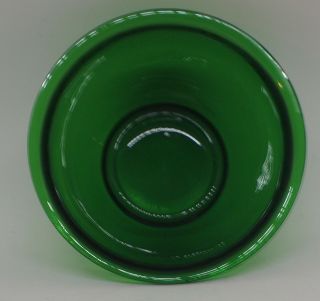 19th Century Chinese Peking glass jade - green bowl Qing Dynasty 4