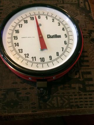 Chatillon Hanging Scale 40 Lbs