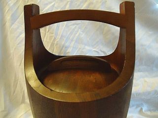 VINTAGE DANSK TEAK TALL ICE BUCKET by JEN QUISTGAARD MID CENTURY MODERN DENMARK 4