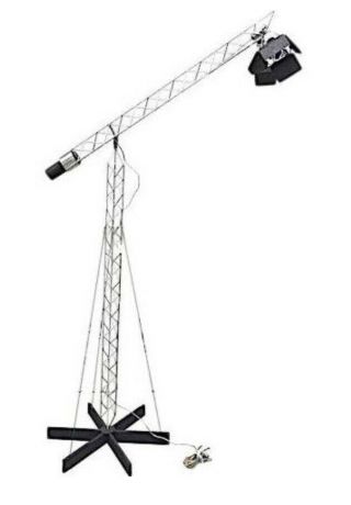 Curtis Jere Midcentury Modern Chrome Crane Lamp - 1960’s