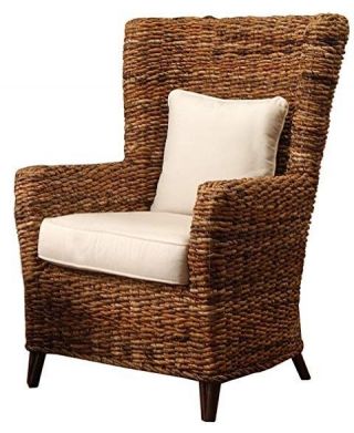Rattan High Back Chairs/ Water Proof Covered Cushions