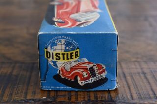 Vintage Distler Mercedes B - 2727 Tin Wind Up Toy Car Western Germany 2