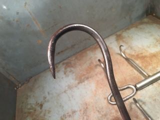Antique Hay Hooks Meat Hooks Primitive Forged Hooks Hearth And Home 3
