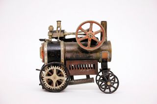 Vintage Antique Doll & Co Live Steam Tractor Toy Bing 7